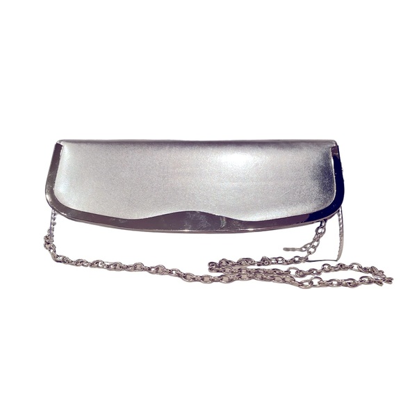 ALDO Silver Clutch with Chain - Picture 2 of 4